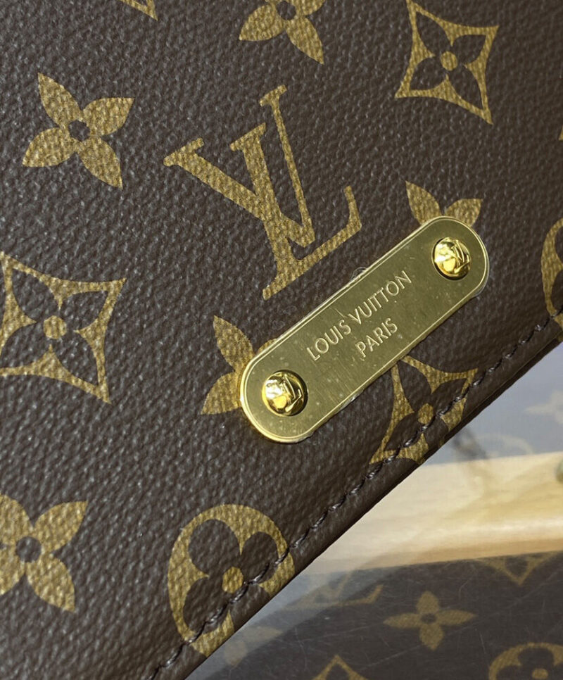 Louis Vuitton Wallet On Chain Lily M82509 Brown